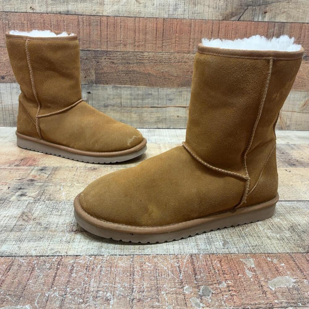 Koolaburra By UGG 1017059 Boots Womens Size 11 42 Brown Suede Mid Calf Winter